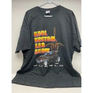 Kool Kustom Kar Show T-shirt Size XL Color Black